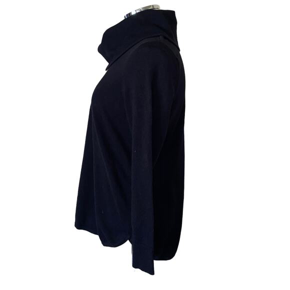 Chico’s Cam Black Cowl Neck Long Sleeve Pullover Sweater Size 1 - Picture 3 of 9